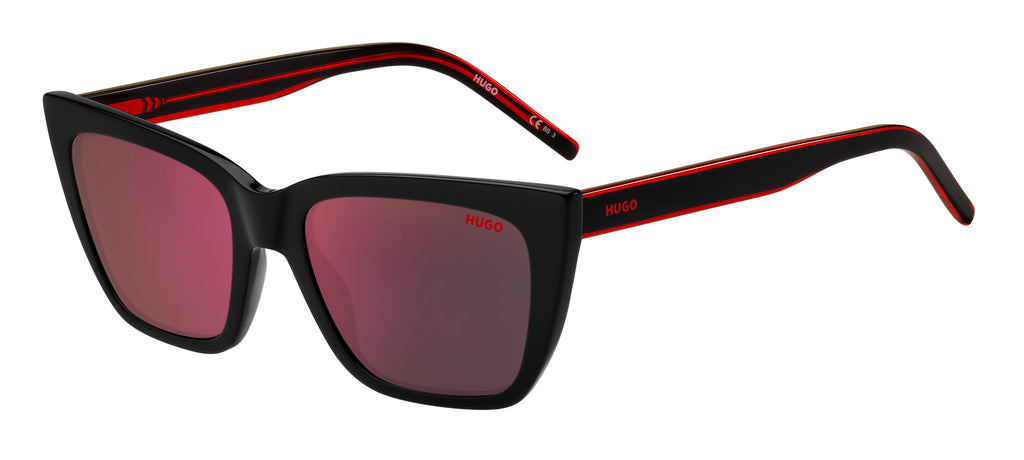 Hugo Boss HG 1249/S-54-OIT AO BLACK RED