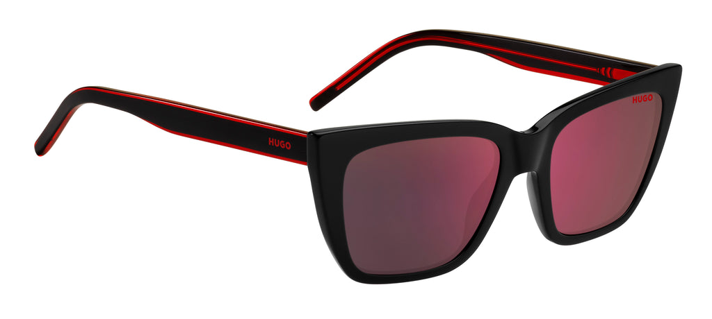 Hugo Boss HG 1249/S-54-OIT AO BLACK RED