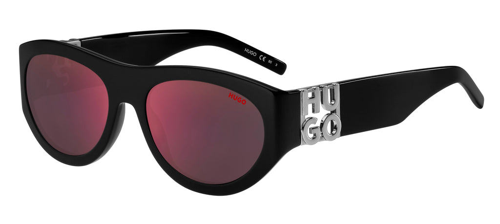 Hugo Boss HG 1254/S-57-OIT AO BLACK RED