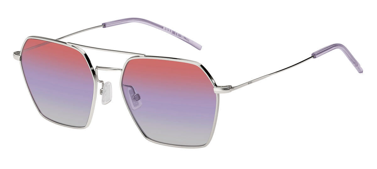 BOSS 1533/S Palladium/ Burgundy Shaded Violet