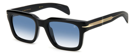 David Beckham Sunglasses DB 7100/S Black/ Blue Lens