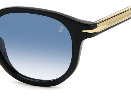 David Beckham DB 1007/S Black/ Blue Lens