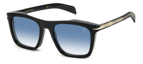 David Beckham Sunglasses DB 7000/S Black/ Blue Lens