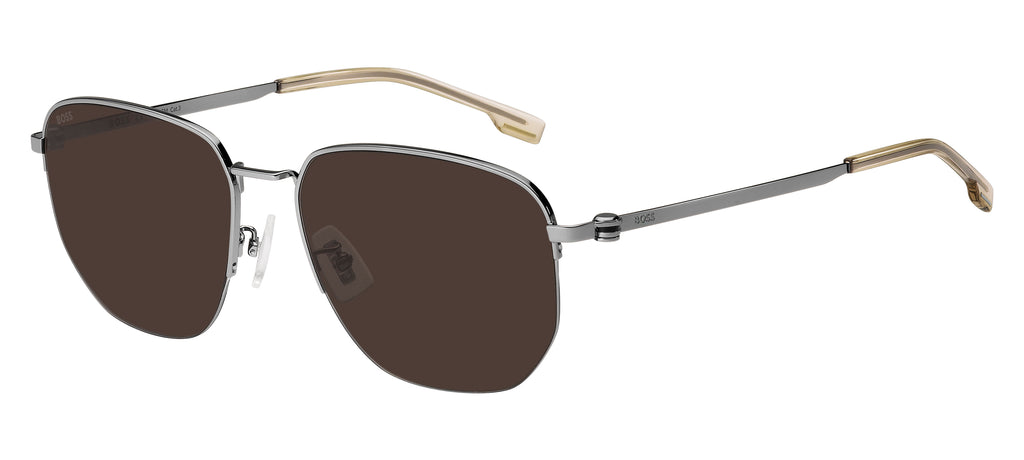 Hugo Boss BOSS 1538/F/SK Ruthenium/ Brown