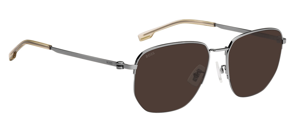 Hugo Boss BOSS 1538/F/SK Ruthenium/ Brown