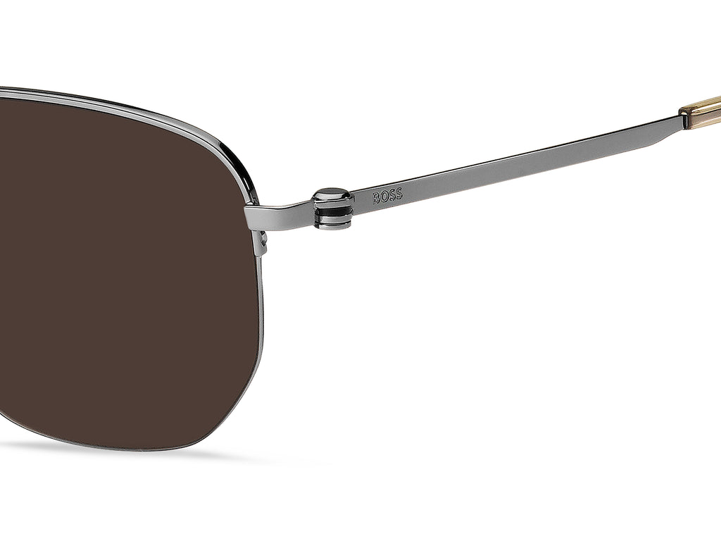 Hugo Boss BOSS 1538/F/SK Ruthenium/ Brown