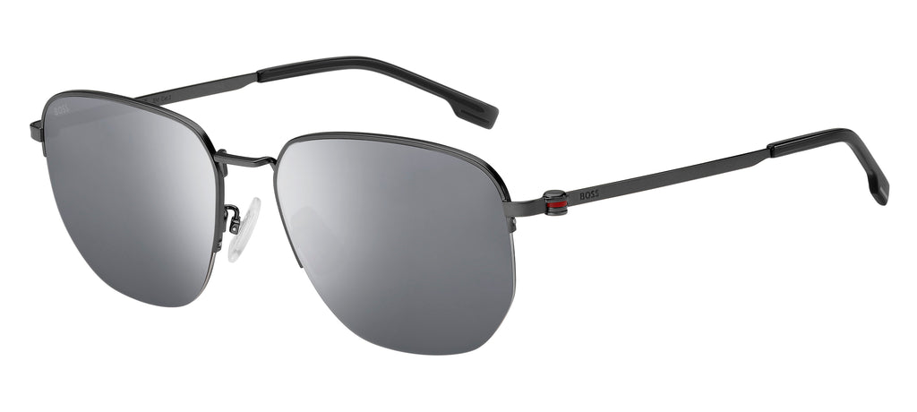 BOSS 1538/F/SK Matte Dark Ruthenium/ Silver Mirror