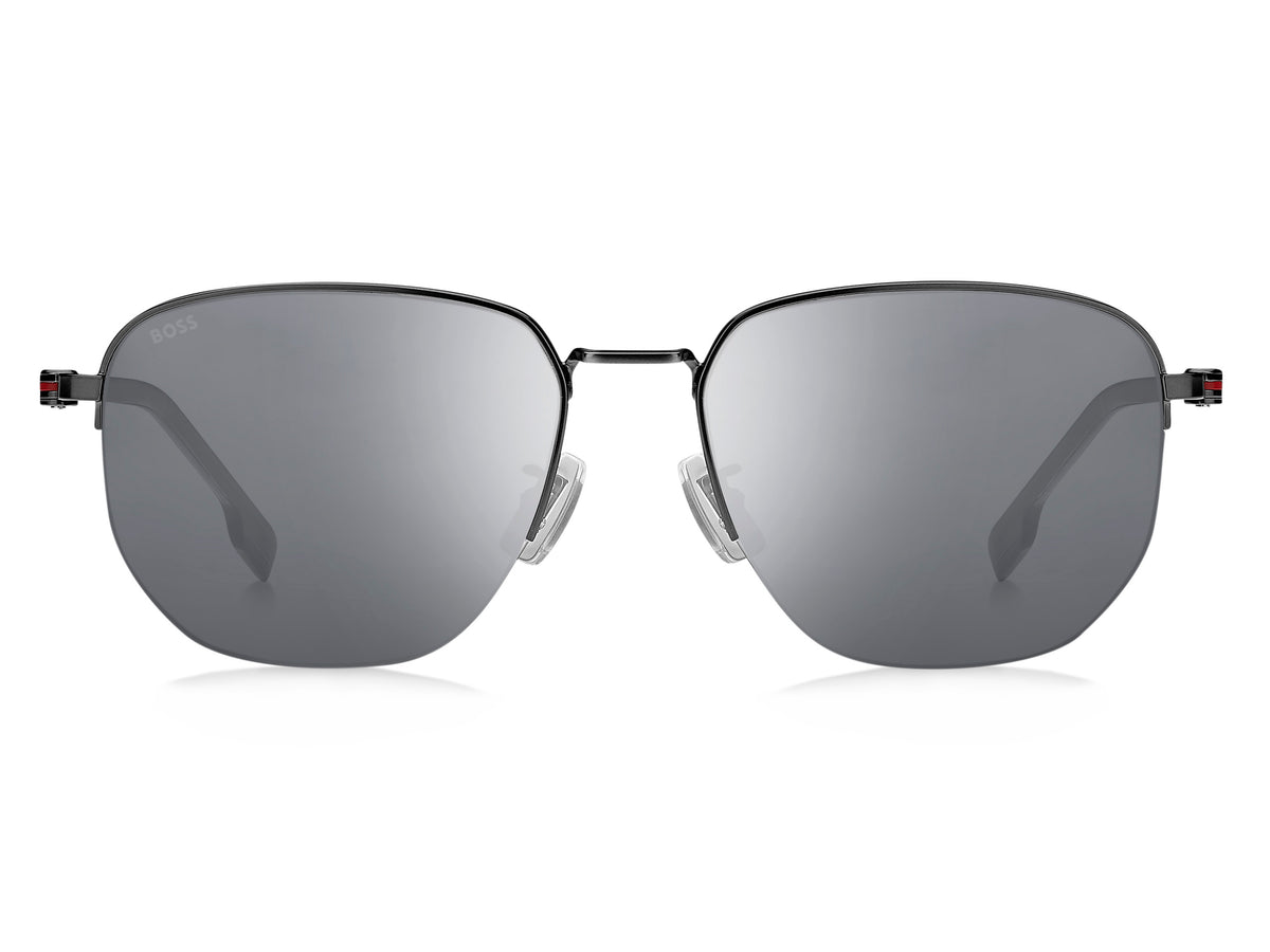BOSS 1538/F/SK Matte Dark Ruthenium/ Silver Mirror