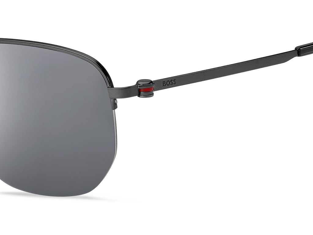 BOSS 1538/F/SK Matte Dark Ruthenium/ Silver Mirror