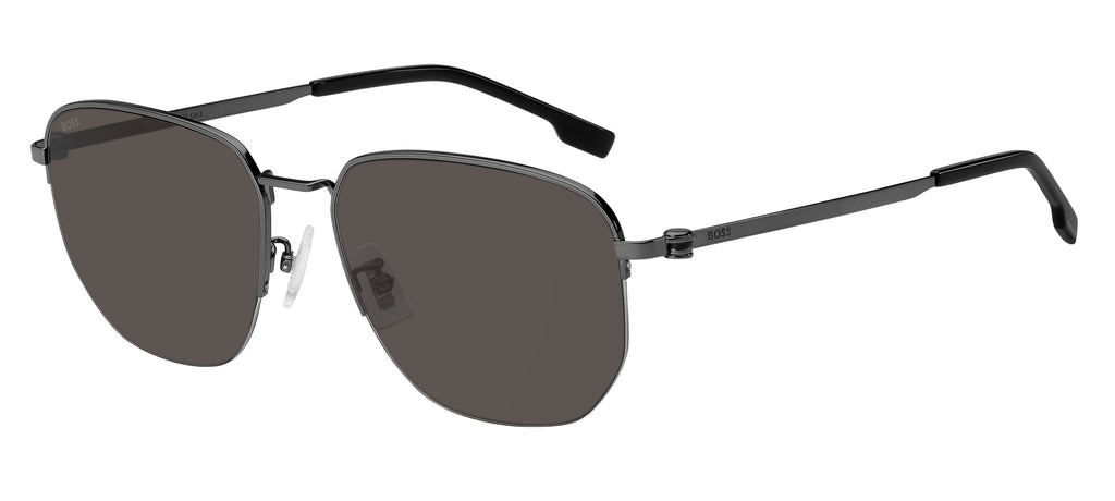 Hugo Boss BOSS 1538/F/SK Dark Ruthenium Black/ Grey