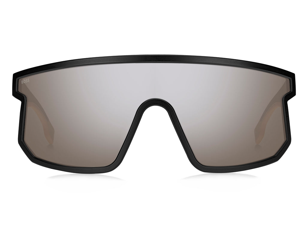 BOSS 1499/S Matte Black Beige/ Silver Mirror Hightcontrat