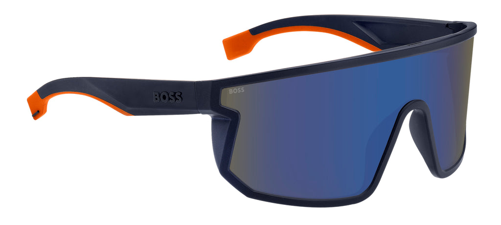 BOSS 1499/S Matt Blue Orange/ Blue Mirror Hight Contrast