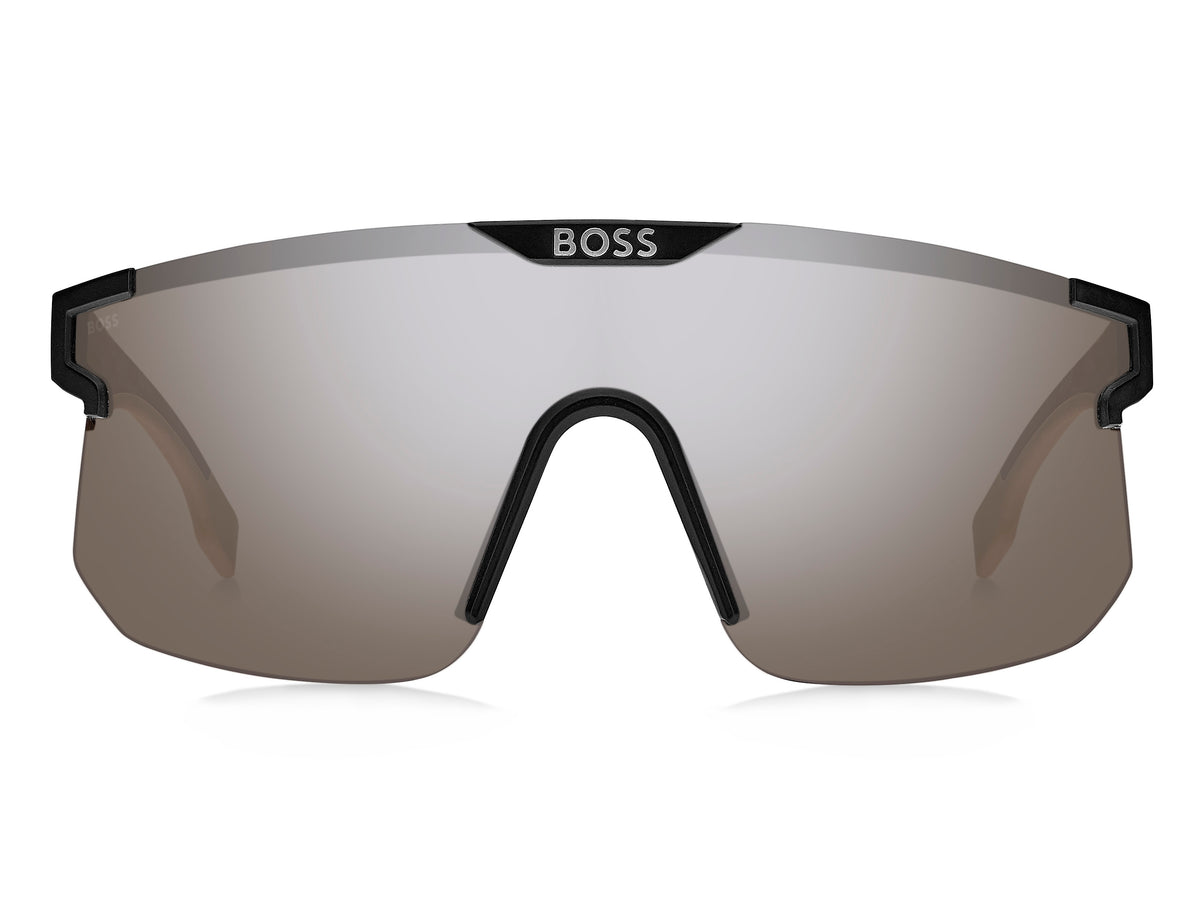 BOSS 1500/S Matte Black Beige/ Silver Mirror Hightcontrat