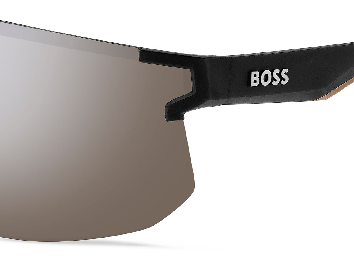 BOSS 1500/S Matte Black Beige/ Silver Mirror Hightcontrat