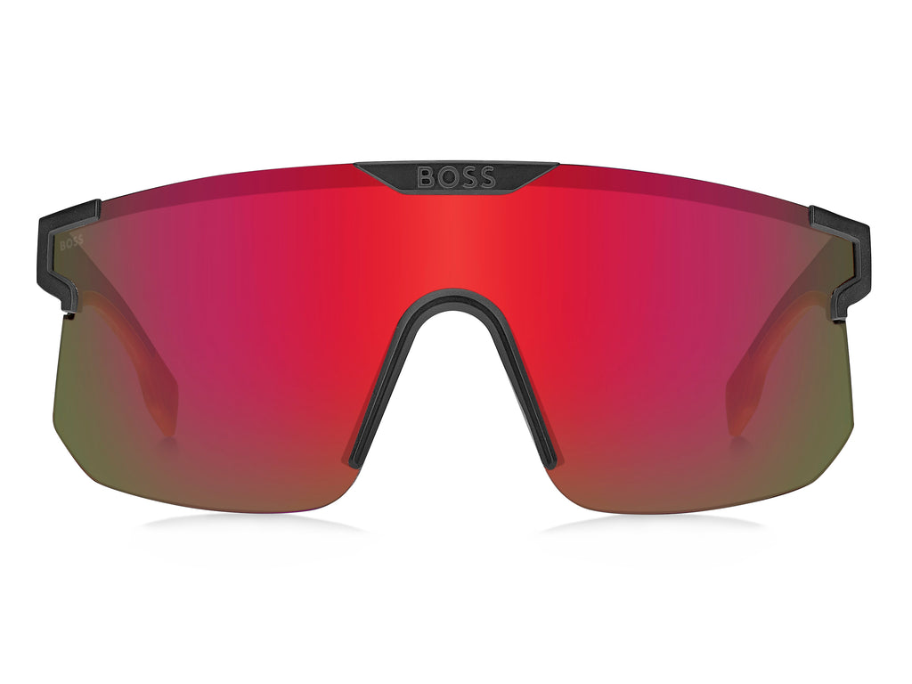 BOSS 1500/S Matte Grey Orange/ Red Multlayer Highcontrast