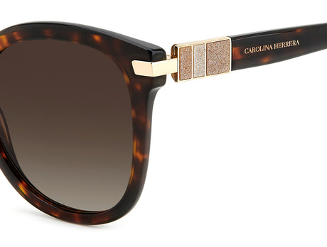 Carolina Herrera HER 0134/S Havana/ Brown Shaded Lens