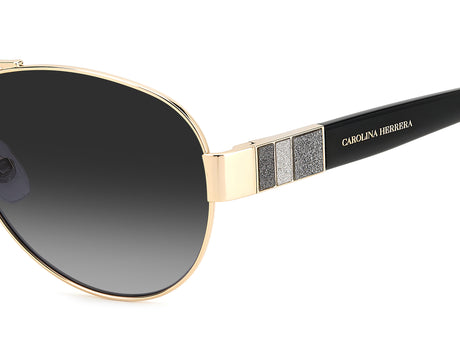 Carolina Herrera HER 0135/S Rose Gold/ Dark Grey Shaded Lens