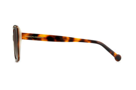 Carolina Herrera HER 0143/G/S Havana White/ Brown Shaded Lens