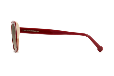 Carolina Herrera HER 0143/G/S Burgundy Beige/ Brown Shaded Lens