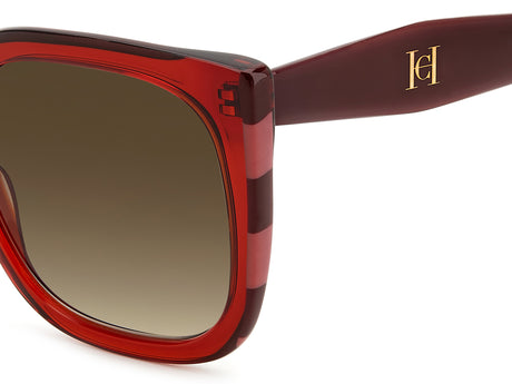 Carolina Herrera HER 0128/S Burgundy Red/ Brown Shaded Lens