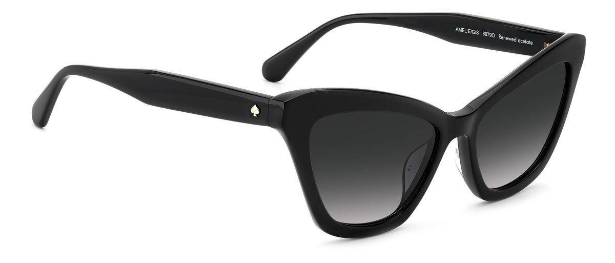 Kate Spade Amelie/G/S 206090 Black/ Dark Grey Shaded
