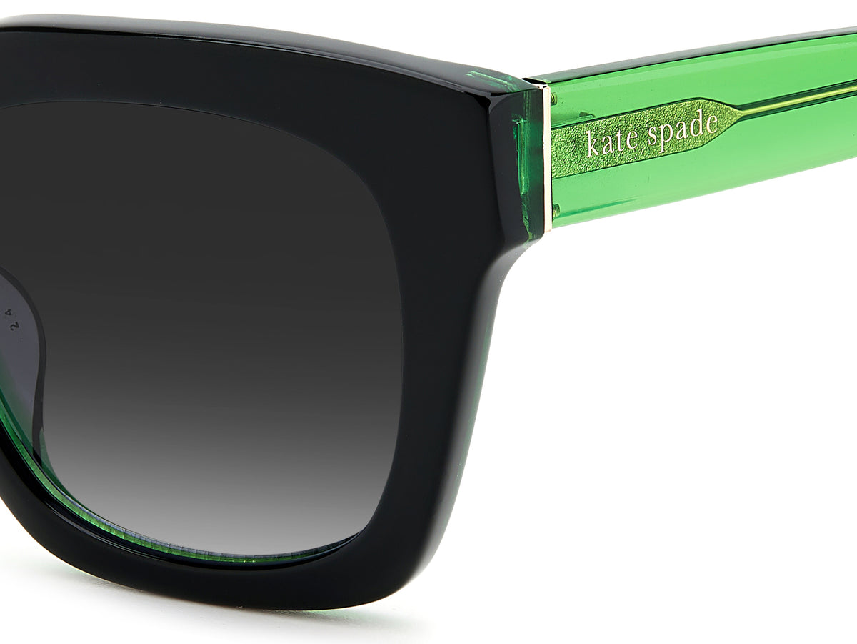 Kate Spade Camryn/S 206099 Black Green/ Dark Grey Shaded