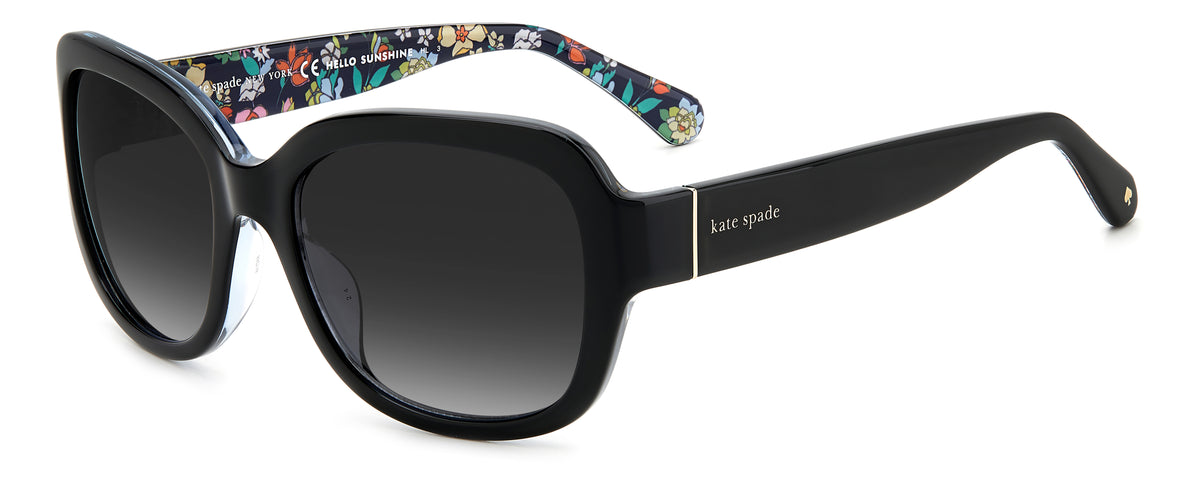 Kate Spade Layne/S 206096 Black/ Dark Grey Shaded