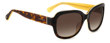 Kate Spade Layne/S 206096 Havana Yellow/ Brown Shaded