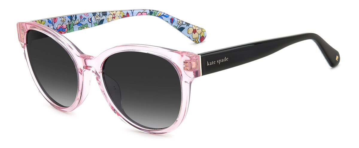 Kate Spade Nathalie/G/S 206116 Pink/ Dark Grey Shaded