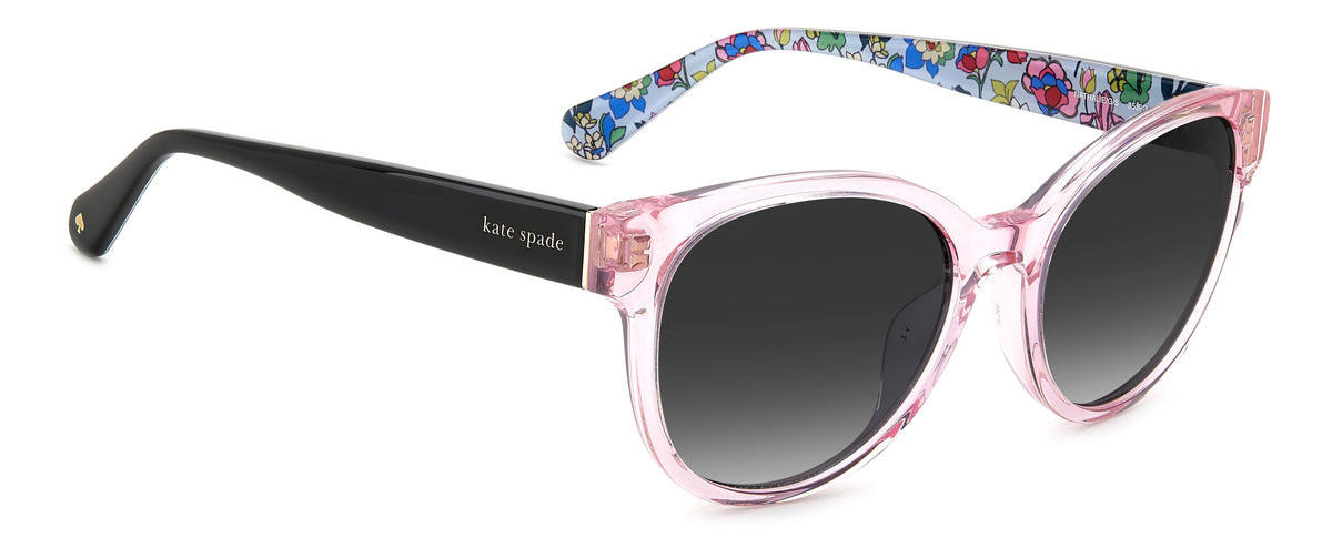 Kate Spade Nathalie/G/S 206116 Pink/ Dark Grey Shaded