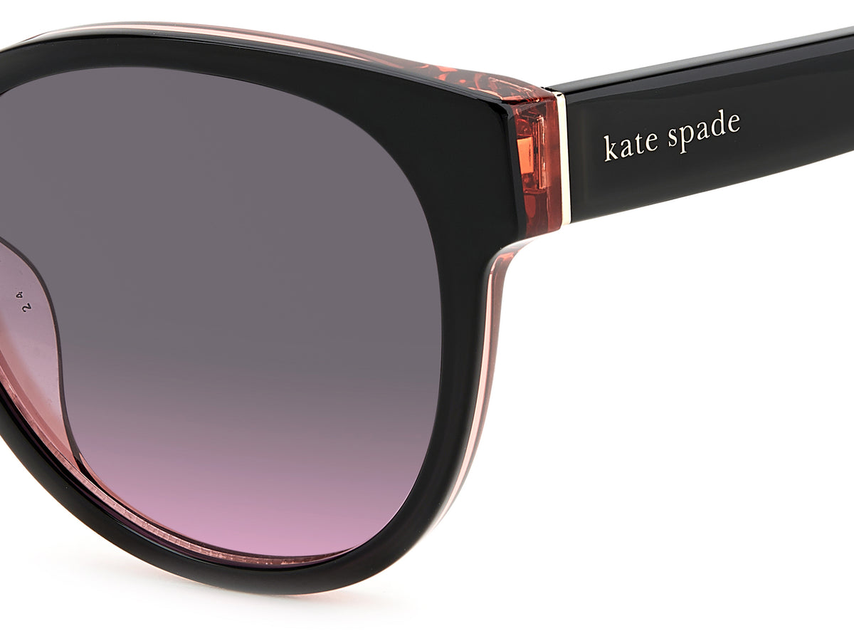 Kate Spade Nathalie/G/S 206116 Black/ Grey Fuchsia