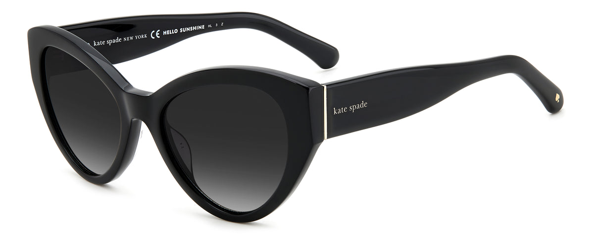 Kate Spade Paisleigh/S 206098 Black/ Grey Shaded Polarized