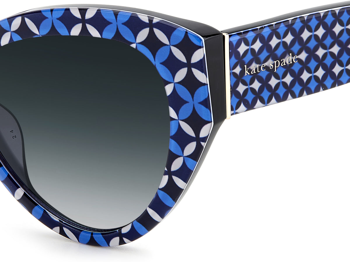 Kate Spade Paisleigh/S 206098 Blue Pattern/ Dark Grey Shaded