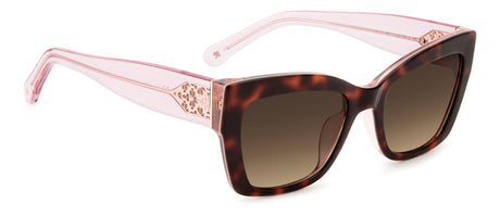 Kate Spade Valeria/S 206100 Havana Pink/ Brown Shaded