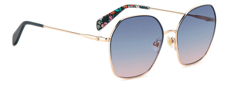 Kate Spade Kenna/G/S 206101 Blue Pattern/ Blue Doubleshade Peach