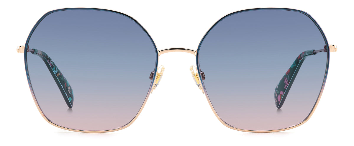 Kate Spade Kenna/G/S 206101 Blue Pattern/ Blue Doubleshade Peach