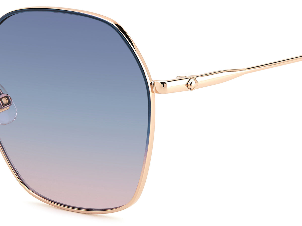 Kate Spade Kenna/G/S 206101 Blue Pattern/ Blue Doubleshade Peach