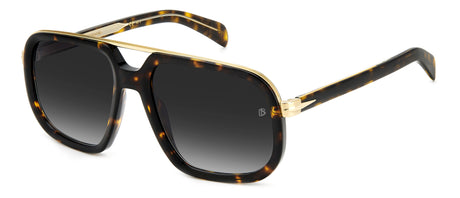 David Beckham Sunglasses DB 7101/S Havana Gold/ Grey Lens