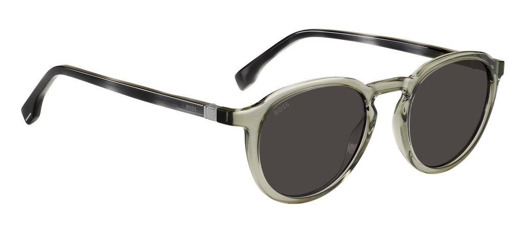 BOSS 1491/S XGW IR 51 Green Havana 
Grey Lenses