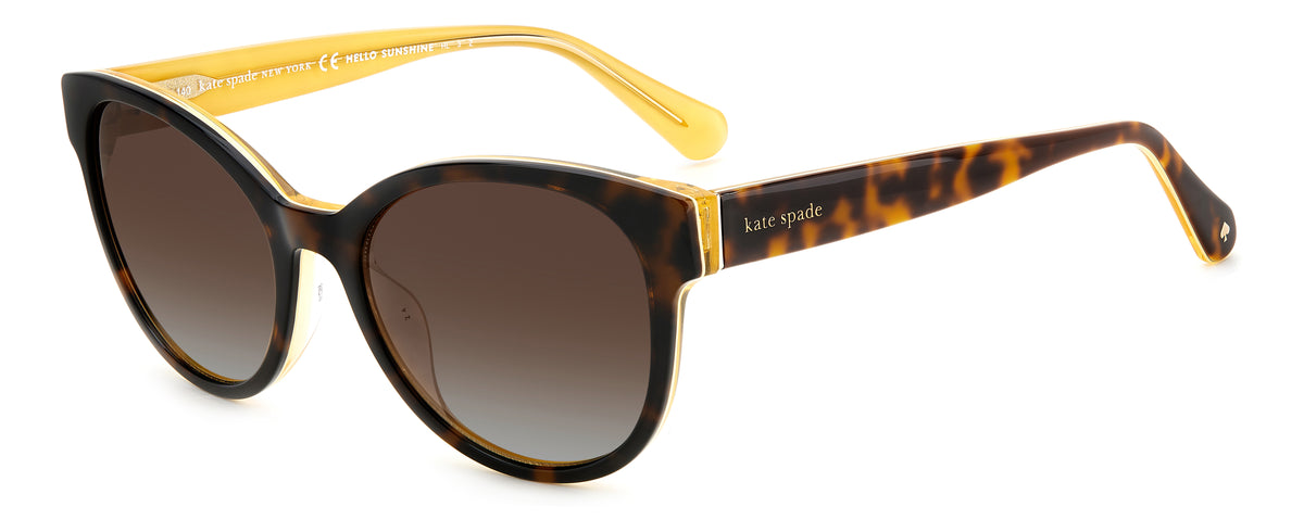 Kate Spade Nathalie/G/S 206116 Havana/ Brown Shaded Polarized