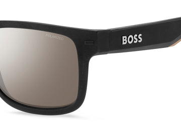 BOSS 1496/S Matte Black Beige/ Silver Multilayer Pz Highcontras Oleoph