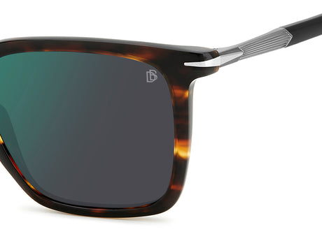 David Beckham DB 1130/S Brown Horn/ Green Lens