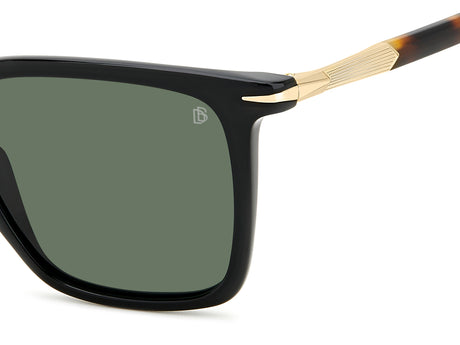 David Beckham DB 1130/S Black Havana/ Green Lens