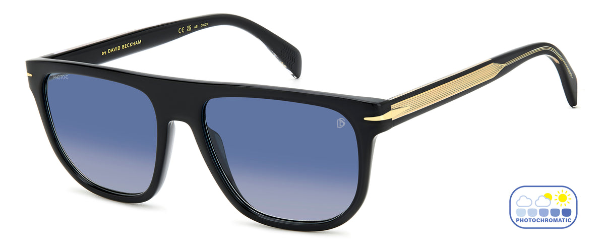 David Beckham DB 7111/S-56-807 F9 BLACK