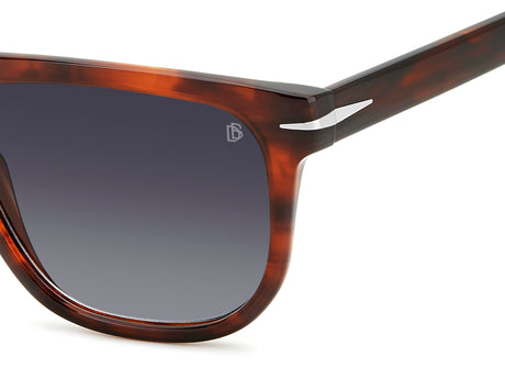 David Beckham DB 7111/S Brown Horn/ Grey Lens