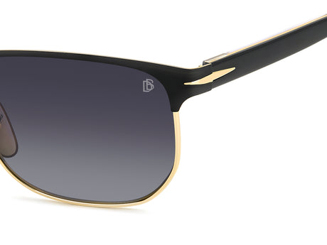 David Beckham DB 1131/S Matte Black Gold/ Grey Lens