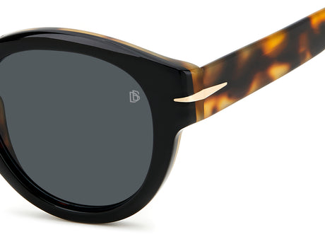 David Beckham DB 7110/S Black Havana/ Grey Lens