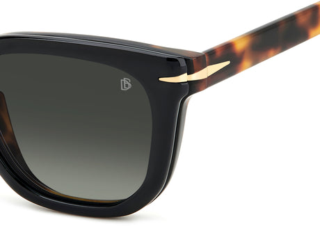 David Beckham DB 7043/CS Black Havana/ Green Lens Polarised