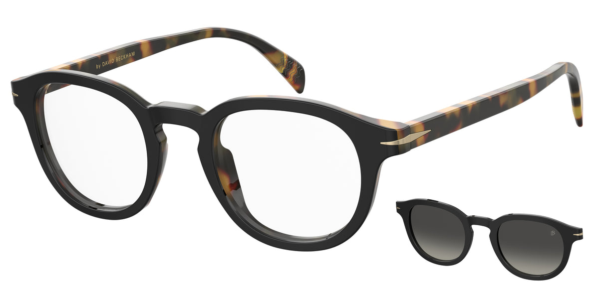 David Beckham DB 1080/CS Black Havana/ Green Lens Polarised