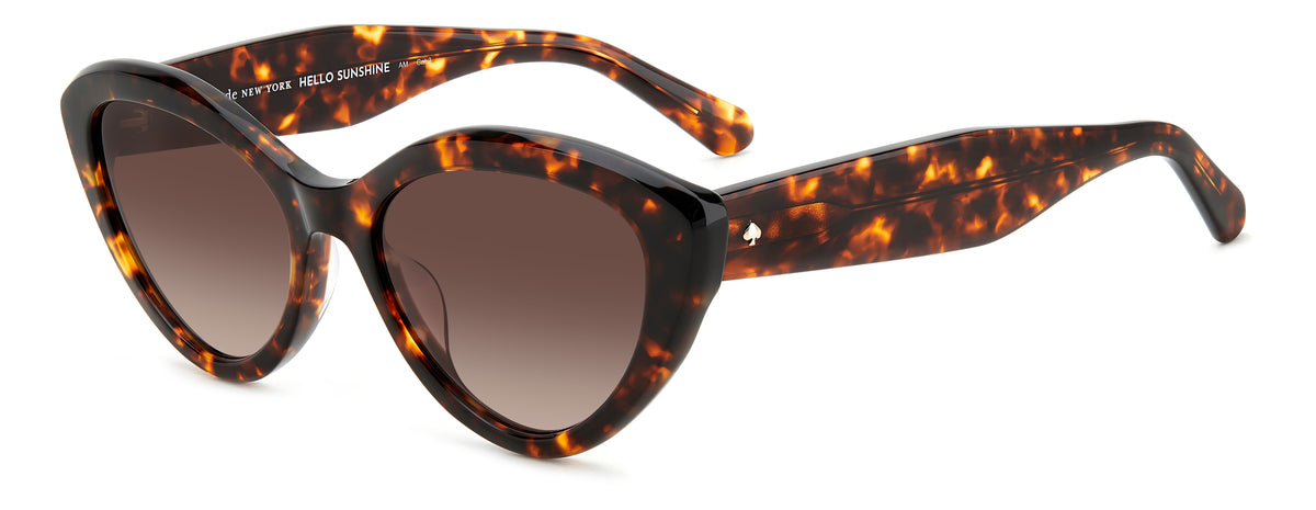 Kate Spade Juni/G/S 206240 Havana/ Brown Shaded